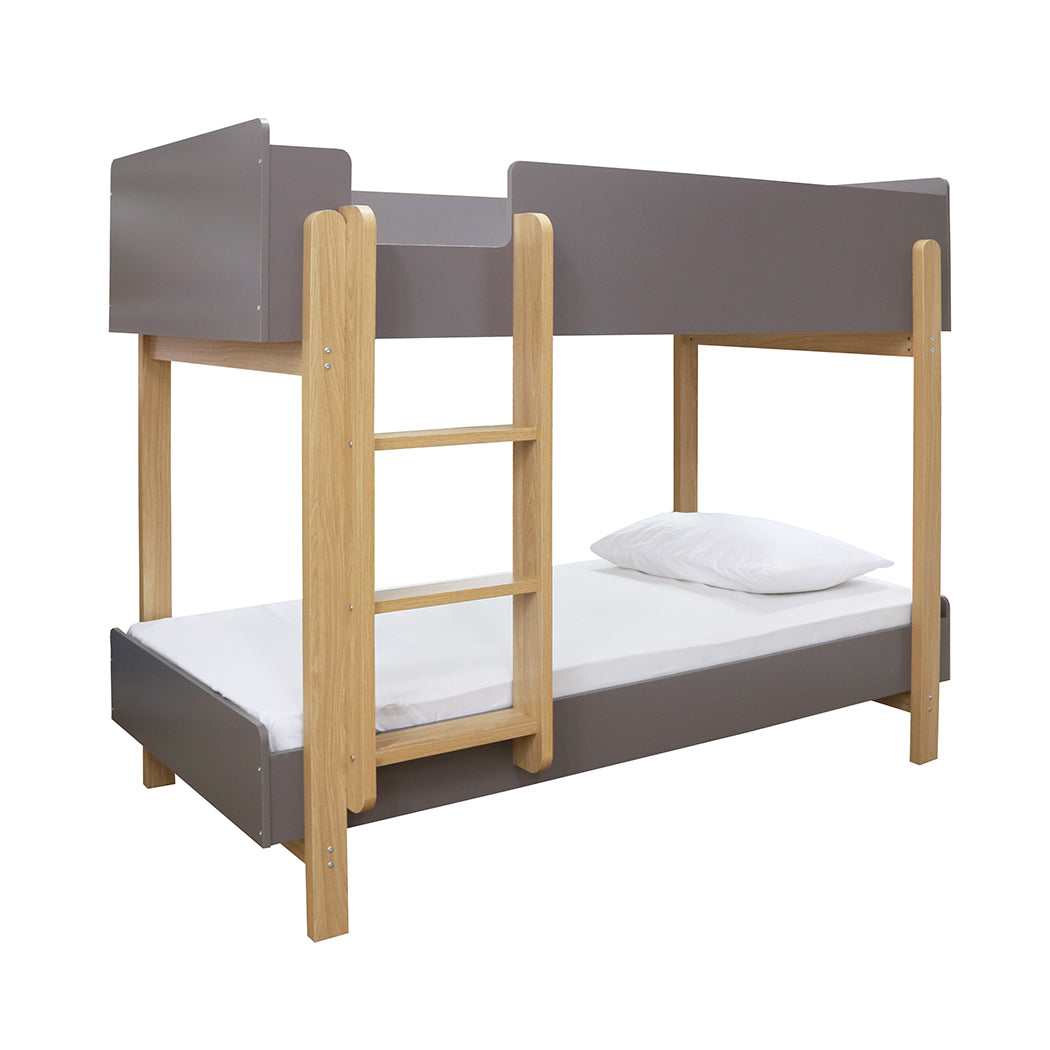 Hero Bunk Bed in Grey and Oak