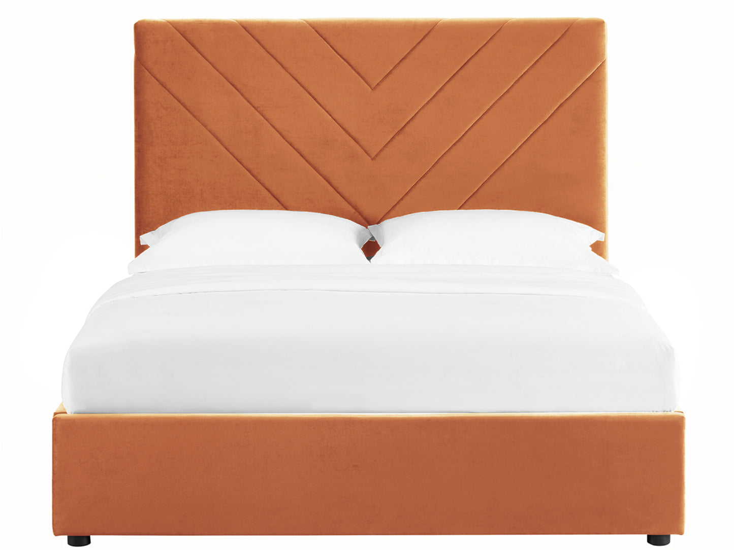 Islington Bed Frame in Burnt Orange