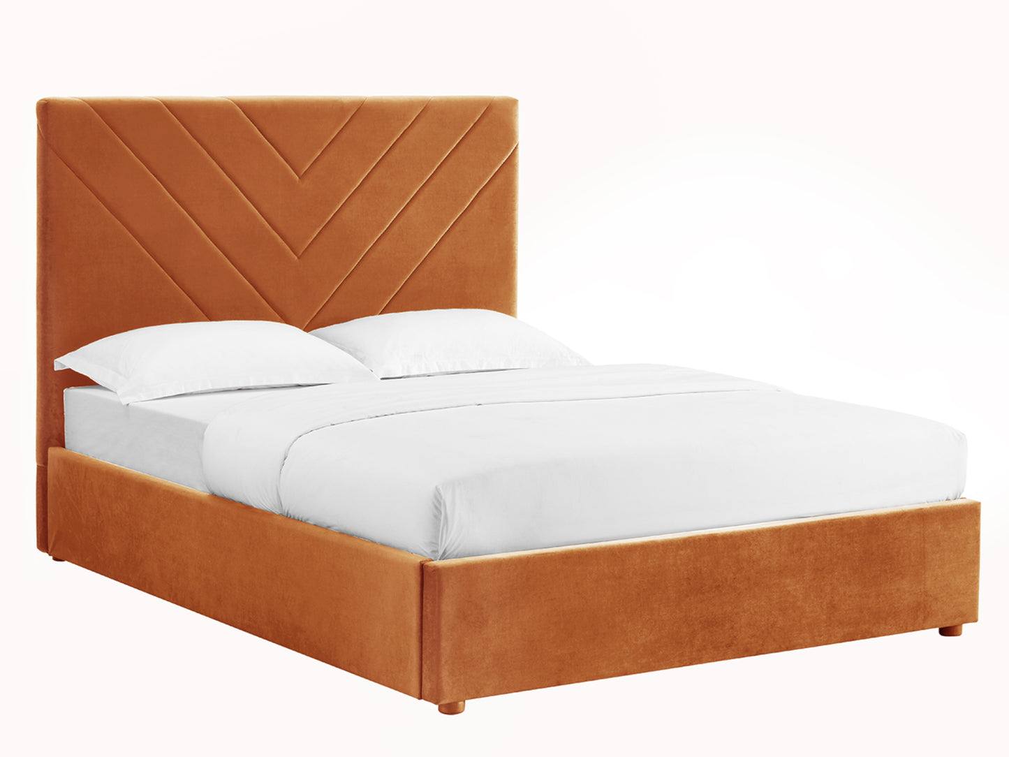 Islington Bed Frame in Burnt Orange