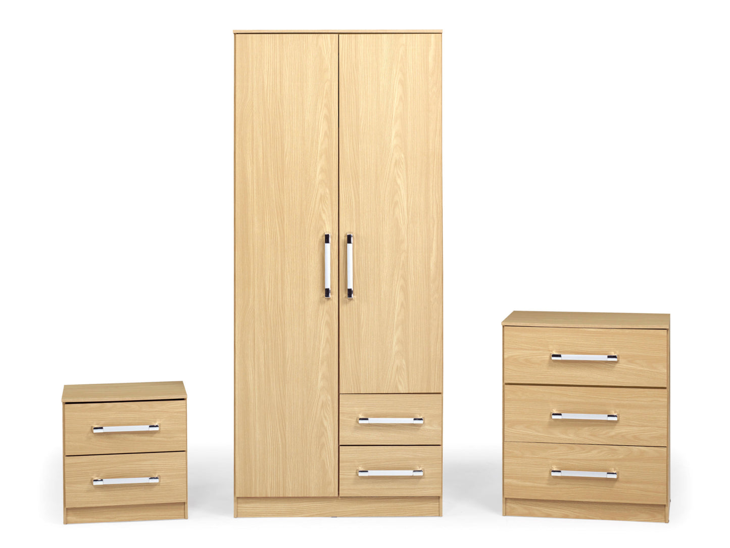 Jaspa Bedroom Set in Oak Effect