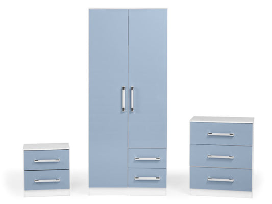 Jaspa Bedroom Set in Blue