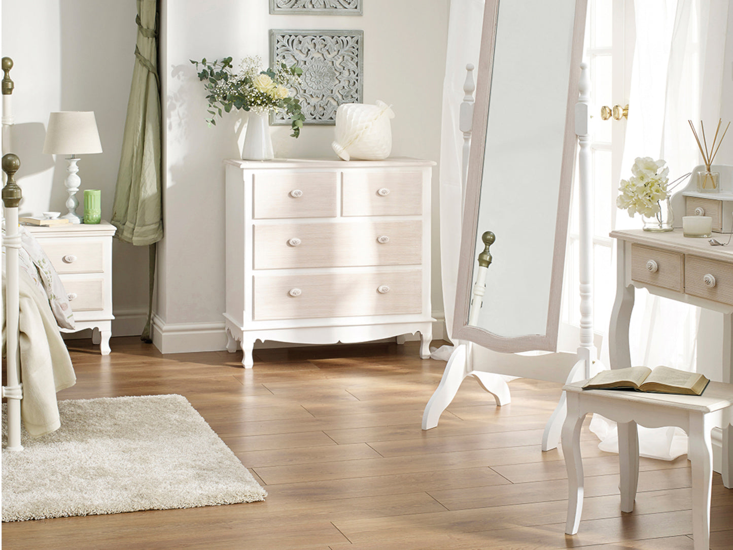 Juliette Shabby Chic Bedroom Furniture