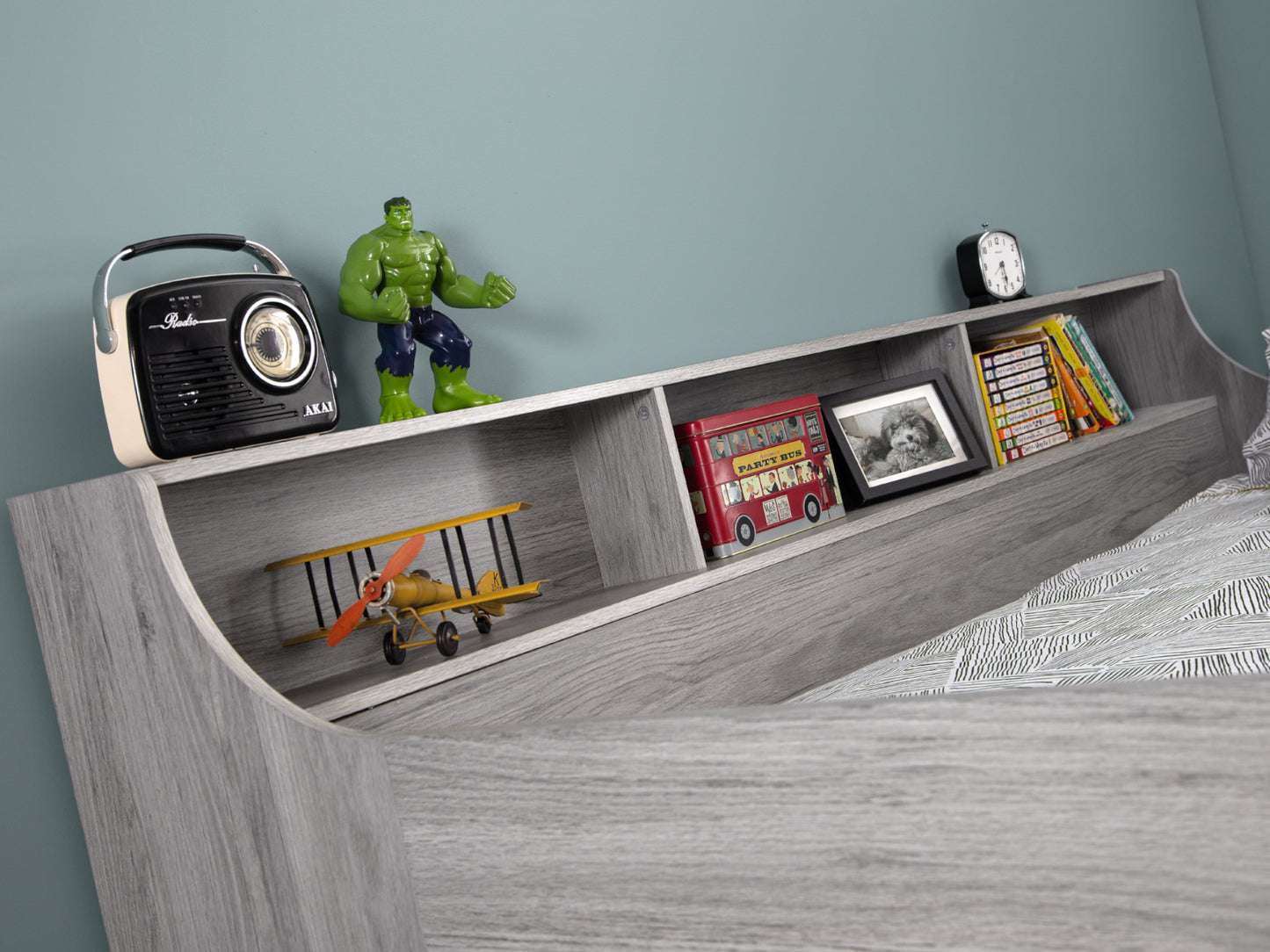 Jupiter Mid sleeper in Grey Oak