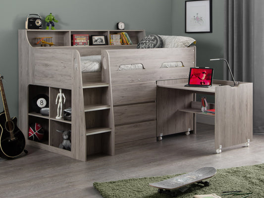 Jupiter Mid sleeper in Grey Oak