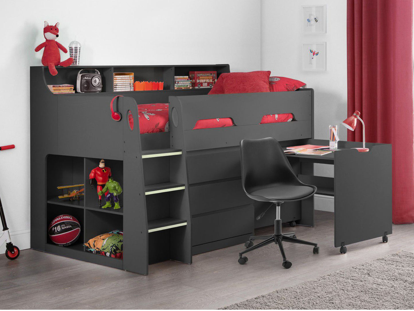 Jupiter Mid sleeper in Anthracite