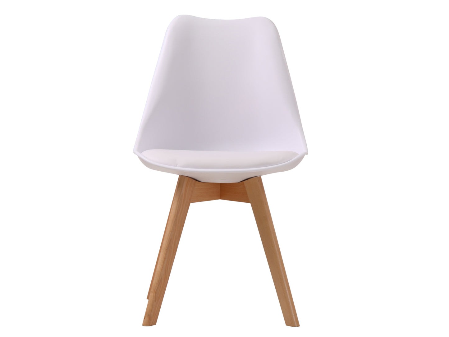 Louvre Dining Chair in White (2 Pack)