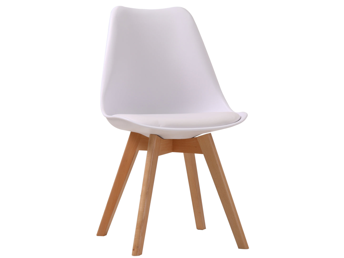 Louvre Dining Chair in White (2 Pack)
