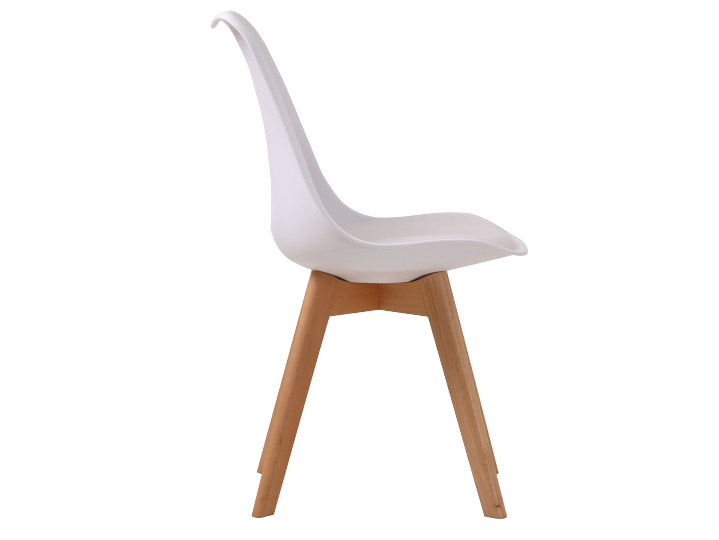 Louvre Dining Chair in White (2 Pack)