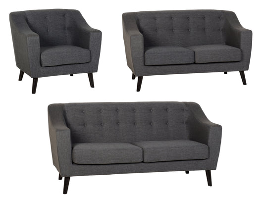 Ashley Sofa in Dark Grey Fabric