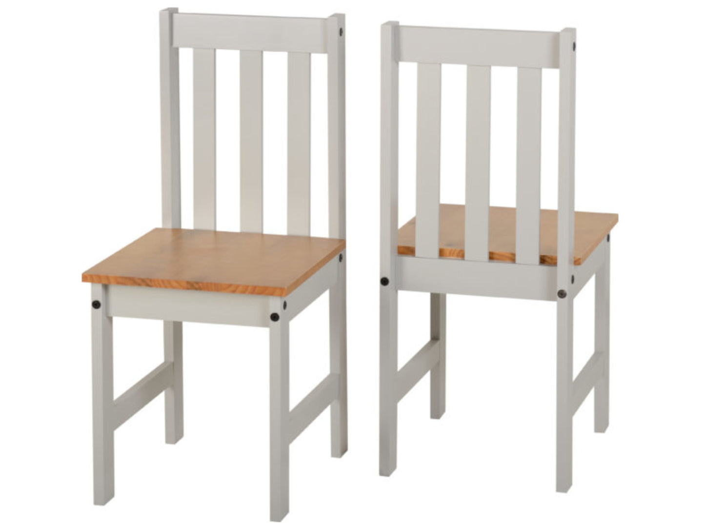 Ludlam 2 Seater Dining Set in Grey and Oak