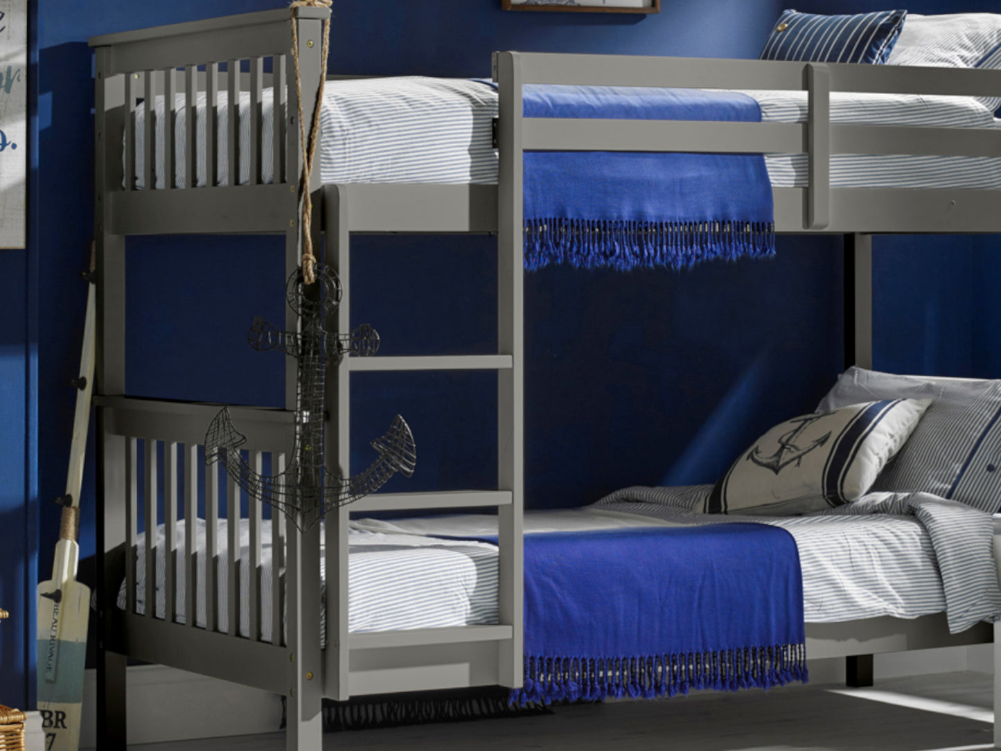 Leo Bunk Bed in Grey