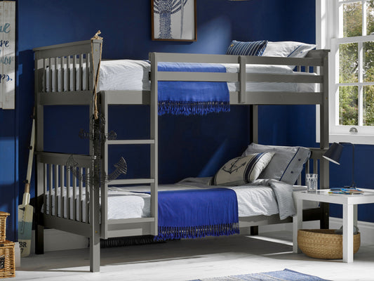 Leo Bunk Bed in Grey