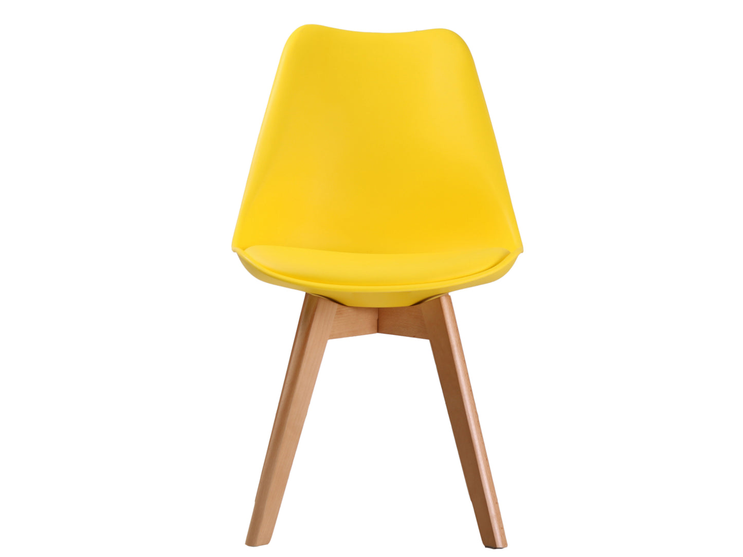 Louvre Dining Chair in Yellow (2 Pack)