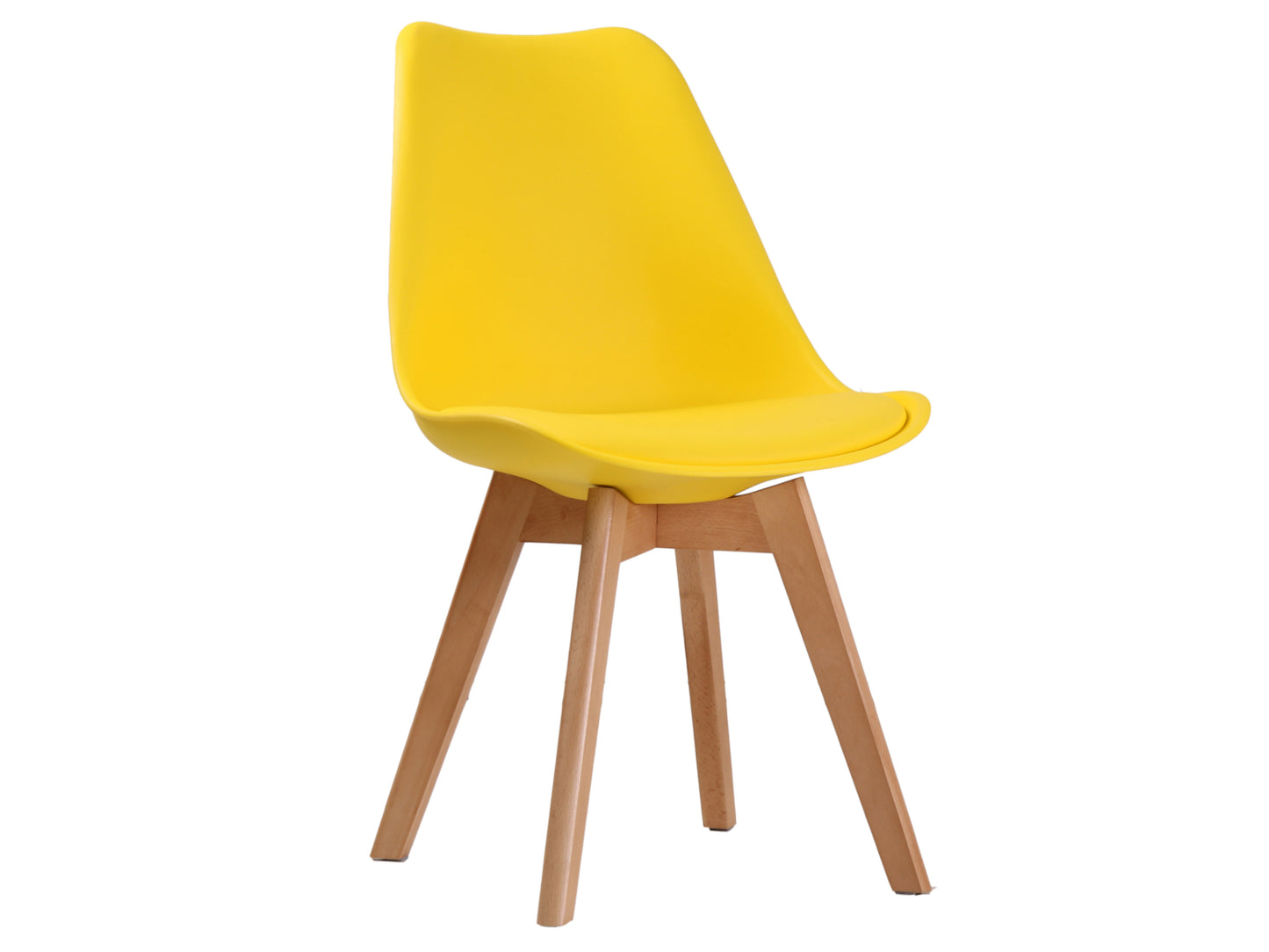 Louvre Dining Chair in Yellow (2 Pack)