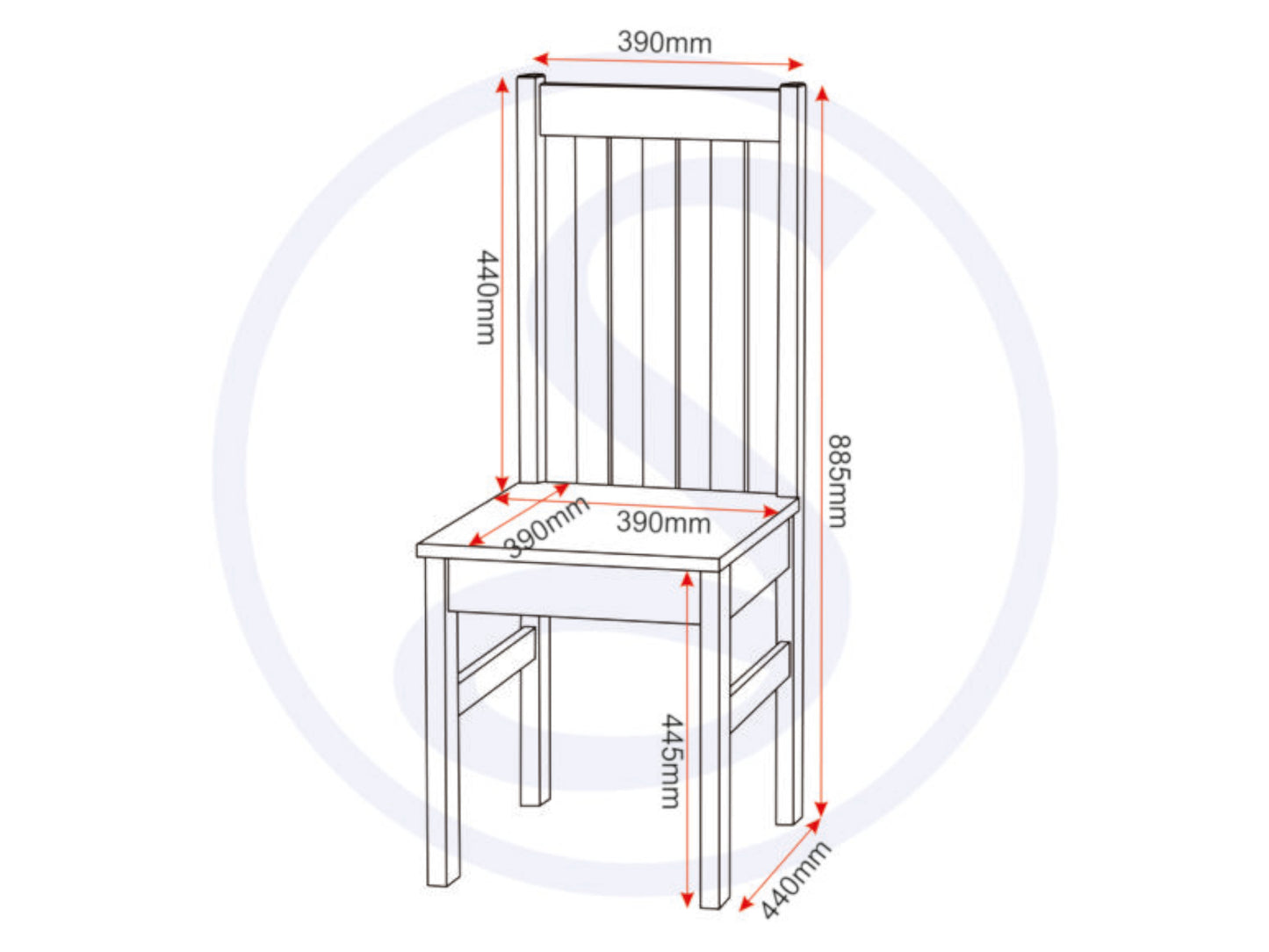 Ludlam 2 Seater Dining Set in White and Oak