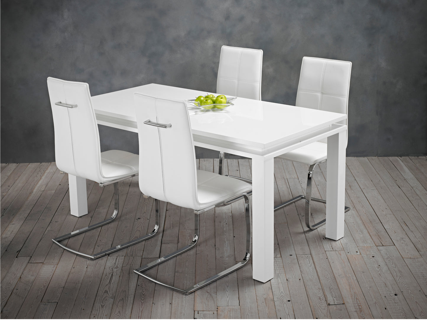 Opus Dining Chair in White (2 Pack)