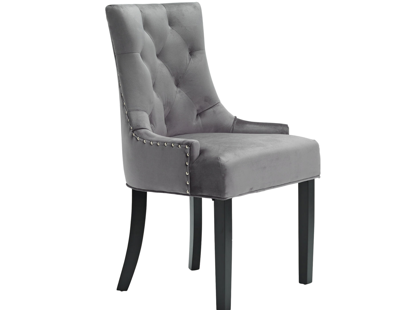 Morgan Dining Chair in Grey (2 Pack)