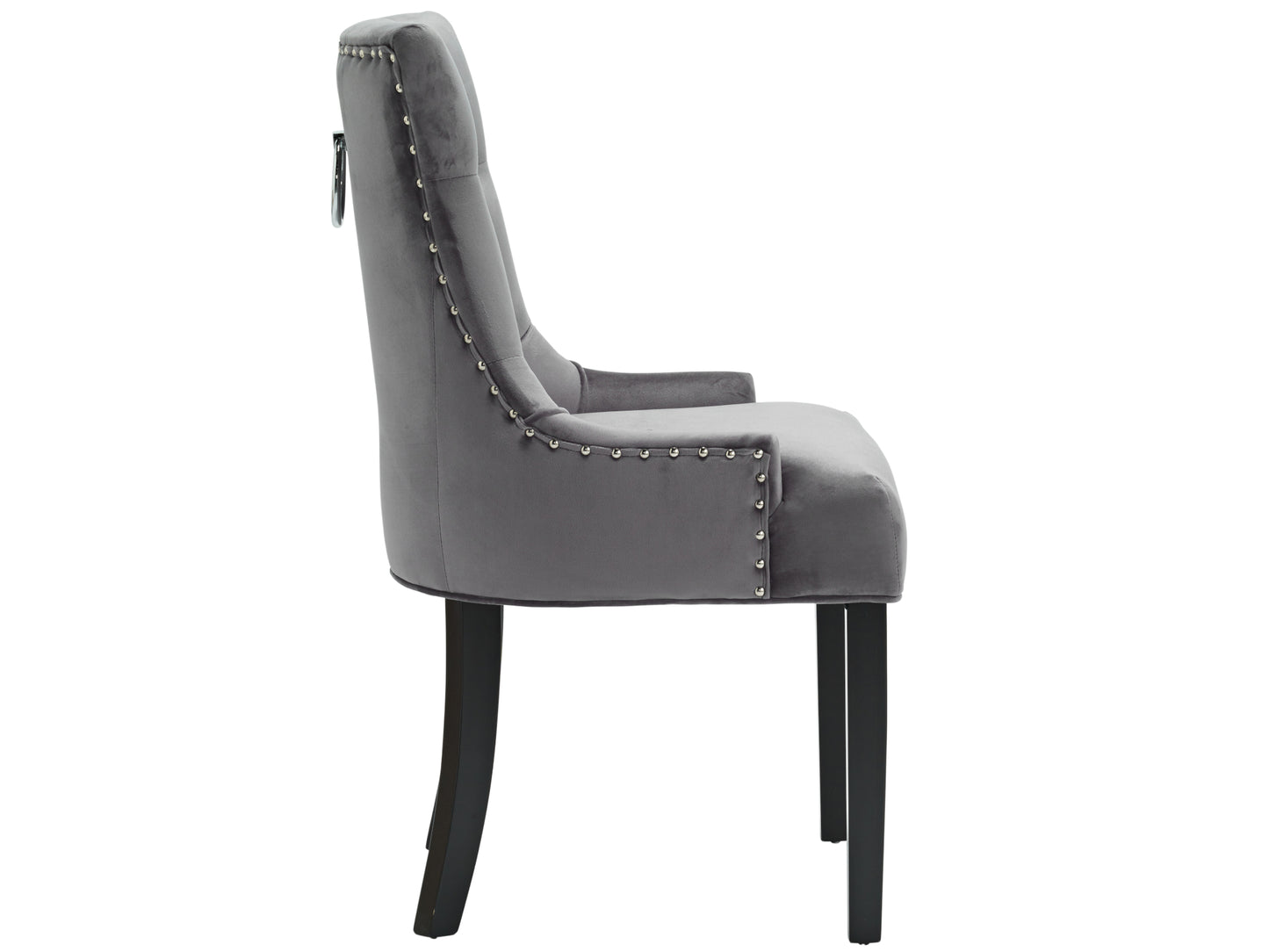 Morgan Dining Chair in Grey (2 Pack)