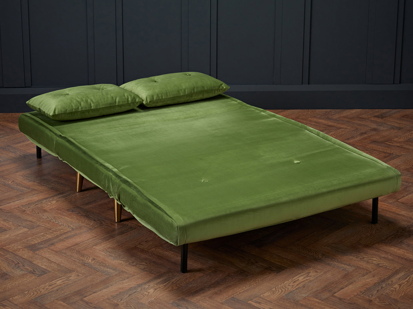 Madison Sofa Bed in Plush Green