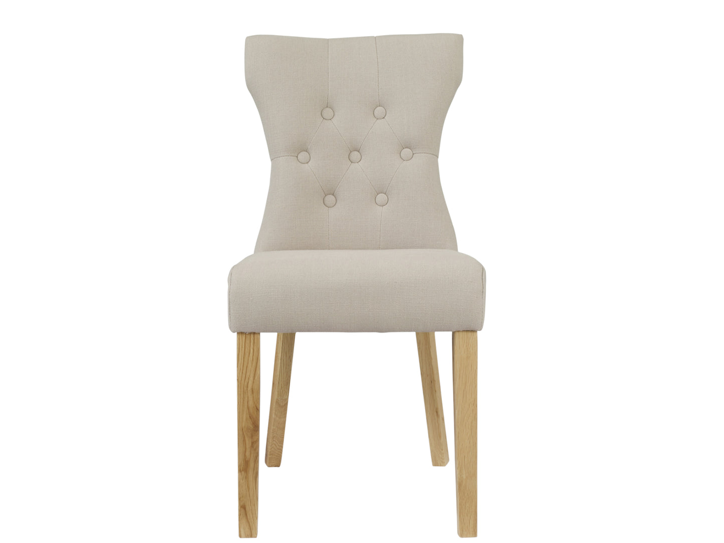 Naples Dining Chair in Beige (2 Pack)