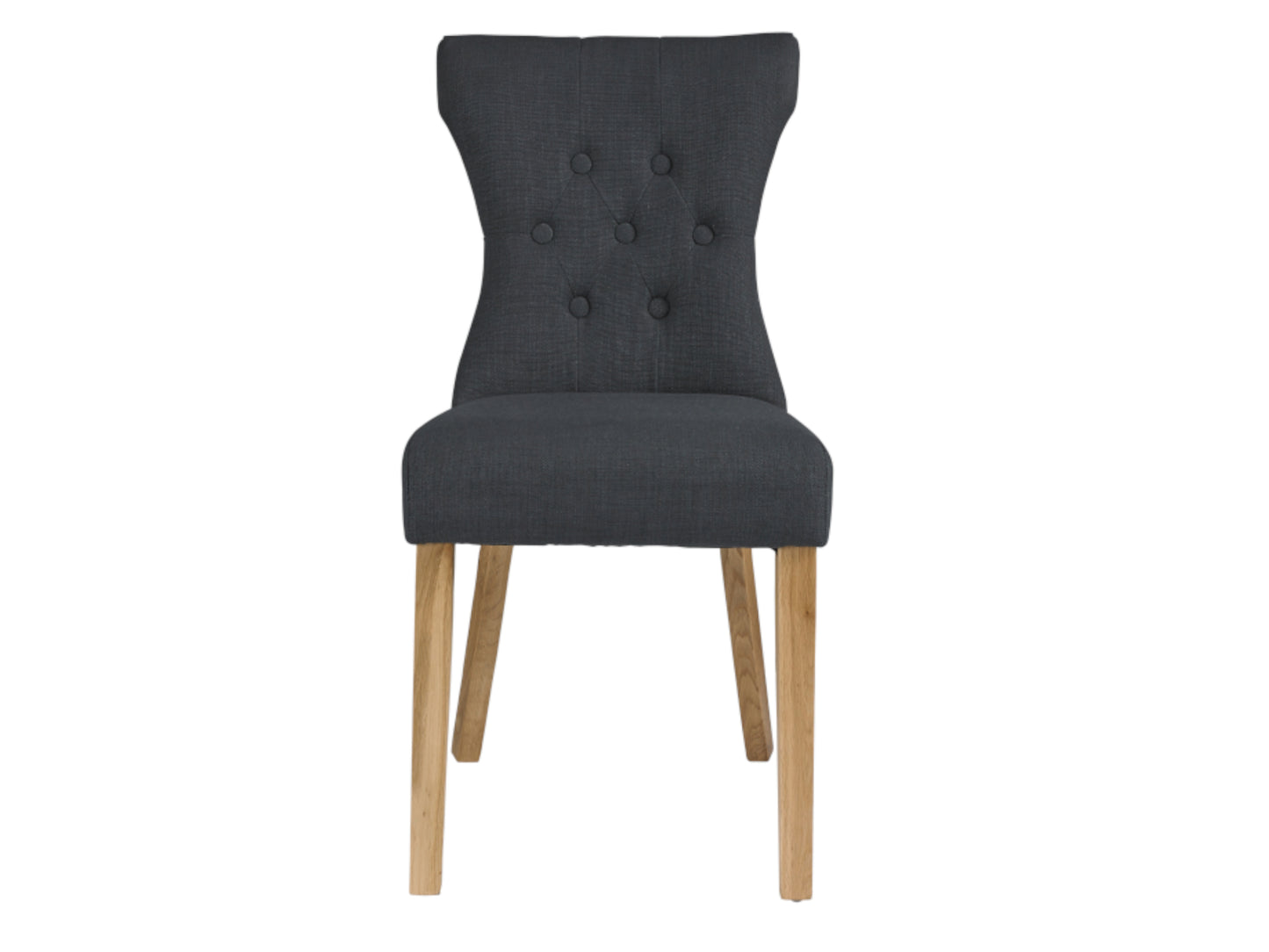 Naples Dining Chair in Grey (2 Pack)
