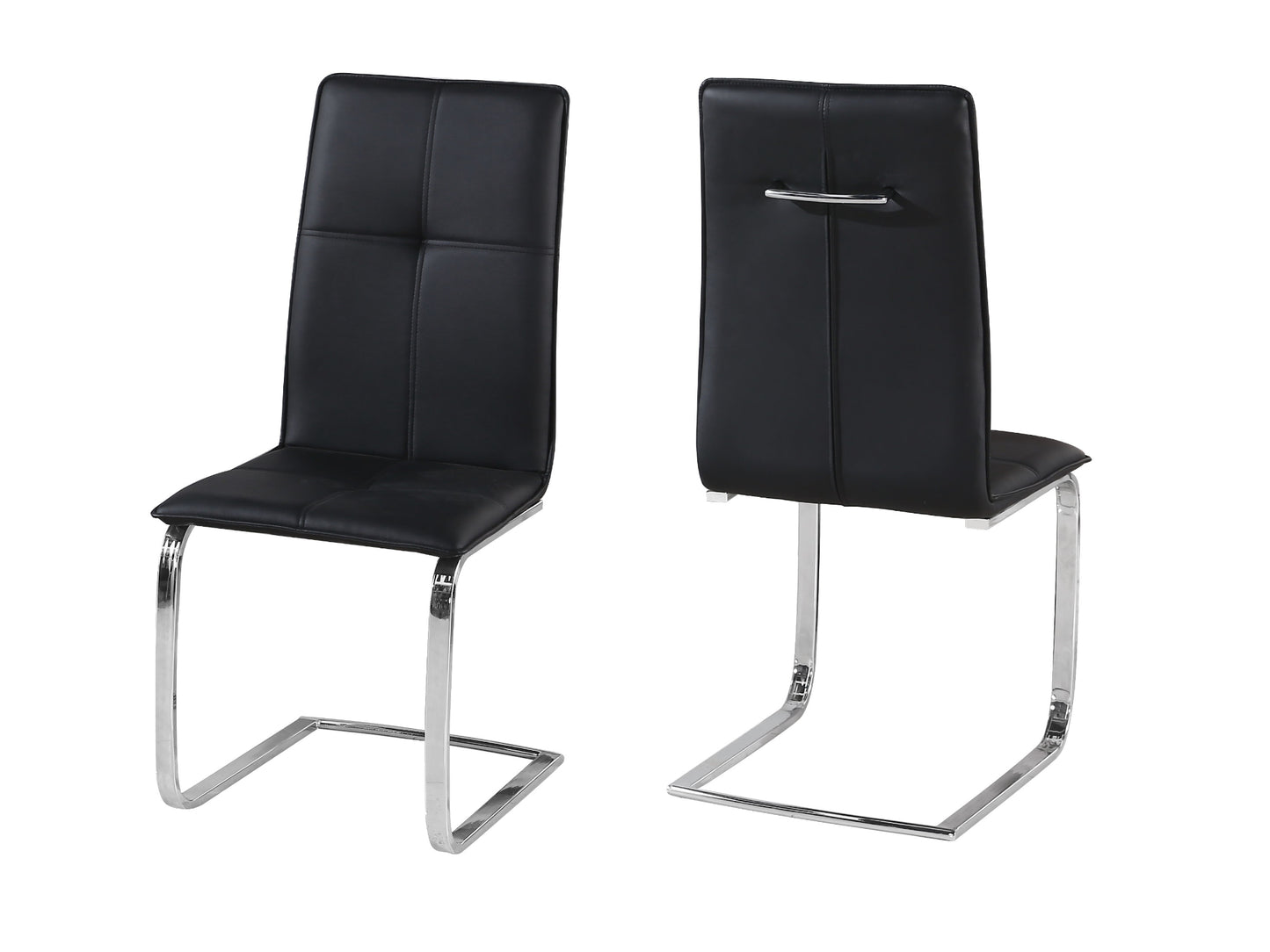 Opus Dining Chair in Black (2 Pack)