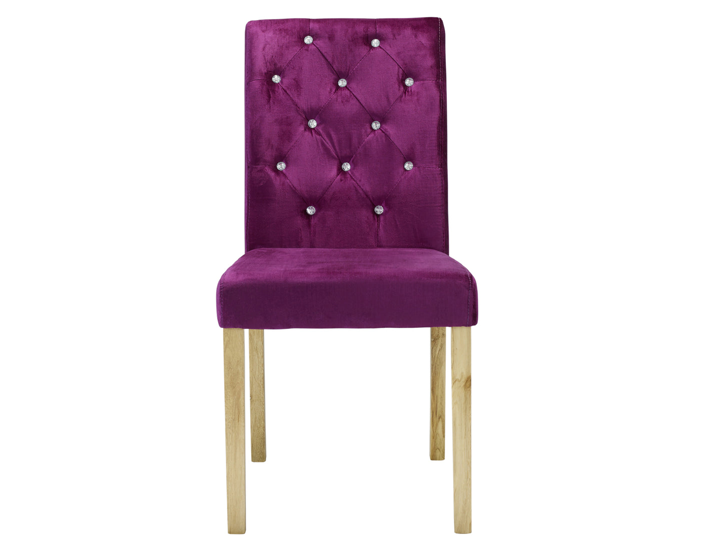 Paris Dining Chair in Purple (2 Pack)