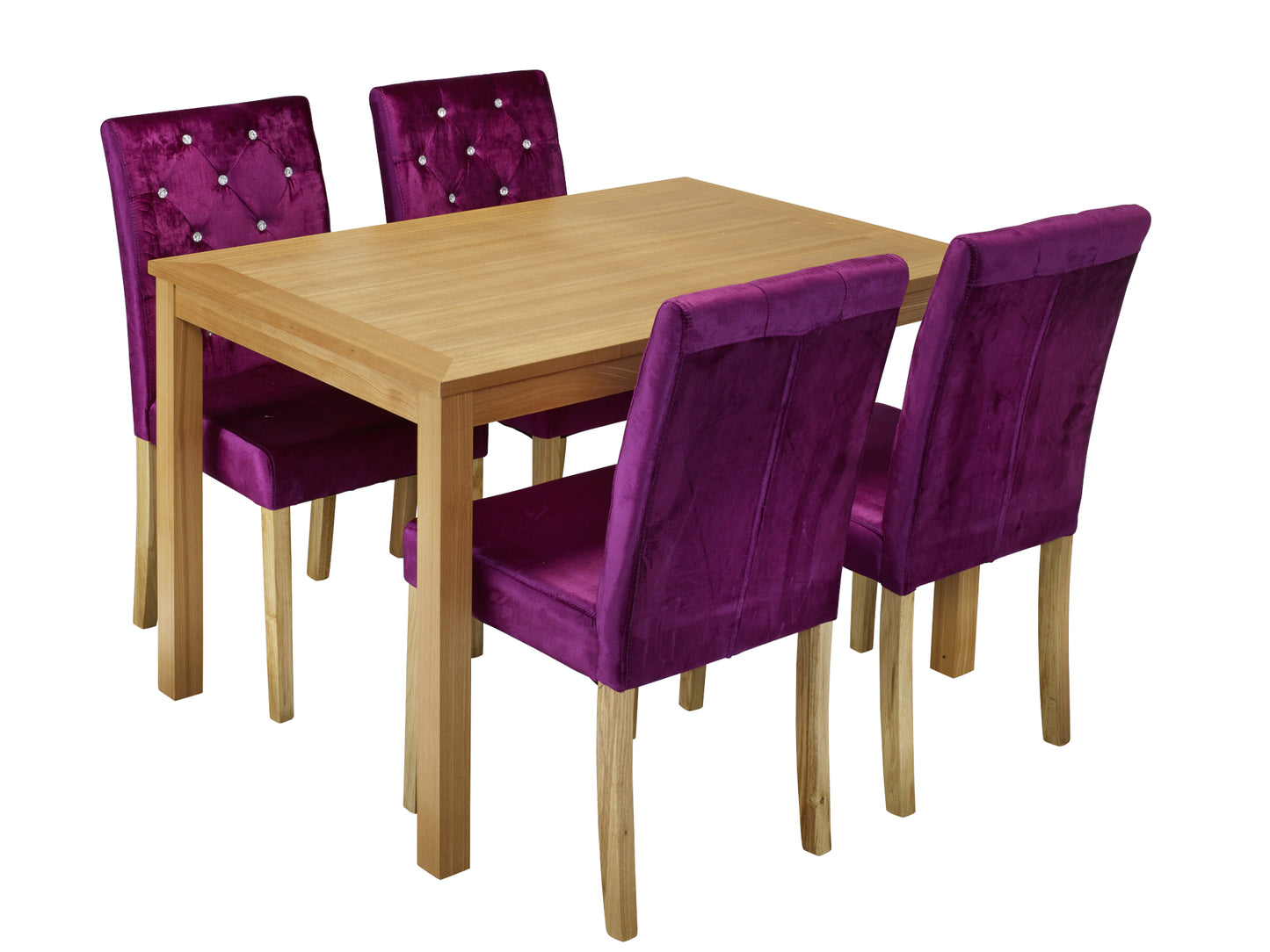 Paris Dining Chair in Purple (2 Pack)