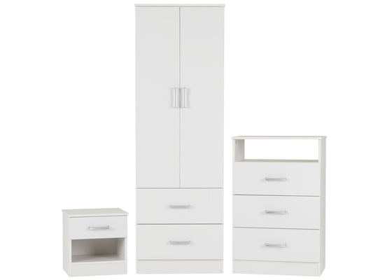 Polar Bedroom Set in White