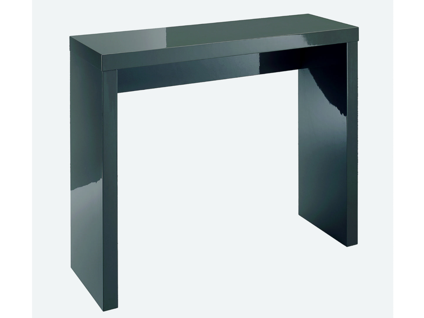 Puro Console Table in Charcoal
