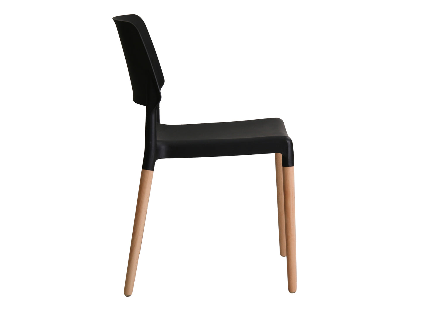 Riva Dining Chair in Black (2 Pack)