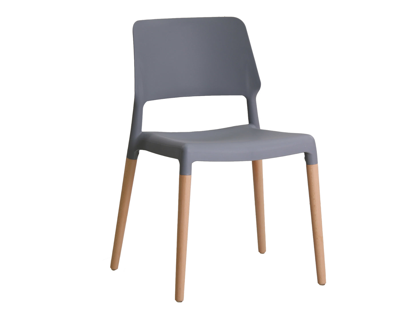 Riva Dining Chair in Grey (2 Pack)