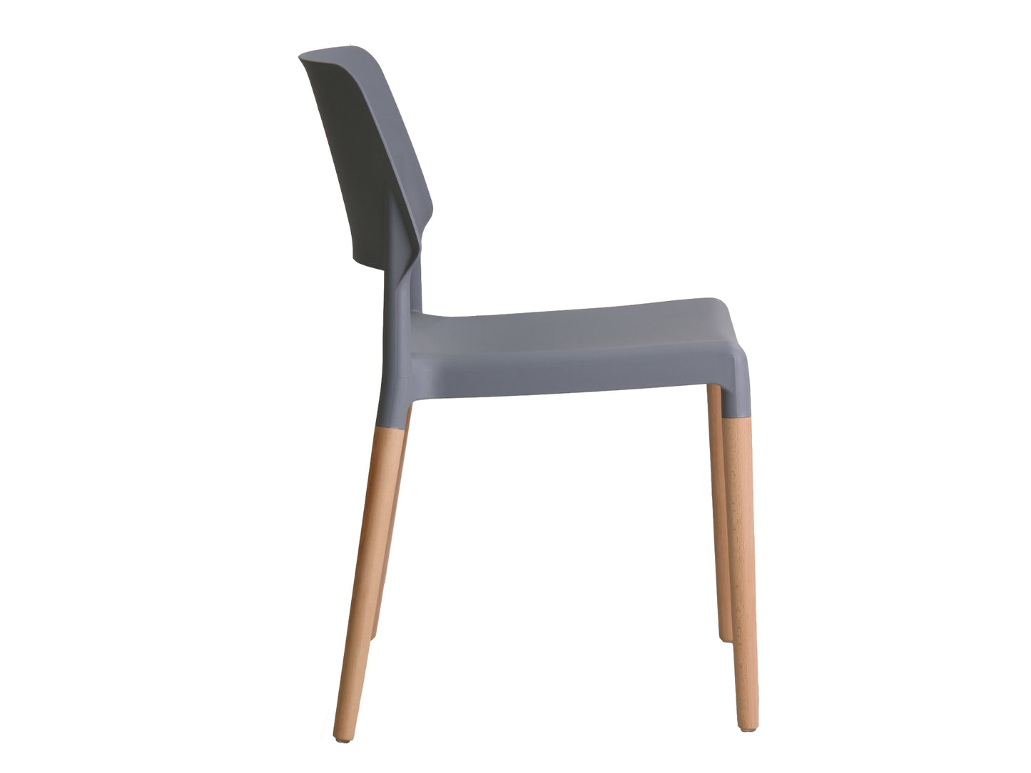 Riva Dining Chair in Grey (2 Pack)
