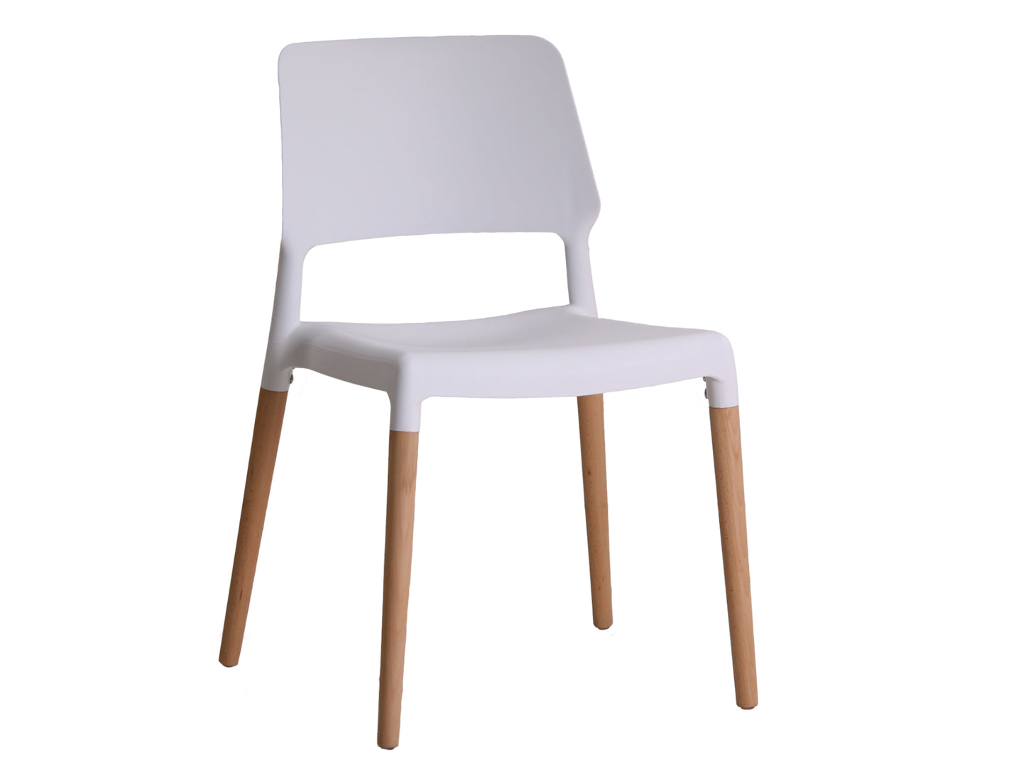 Riva Dining Chair in White (2 Pack)