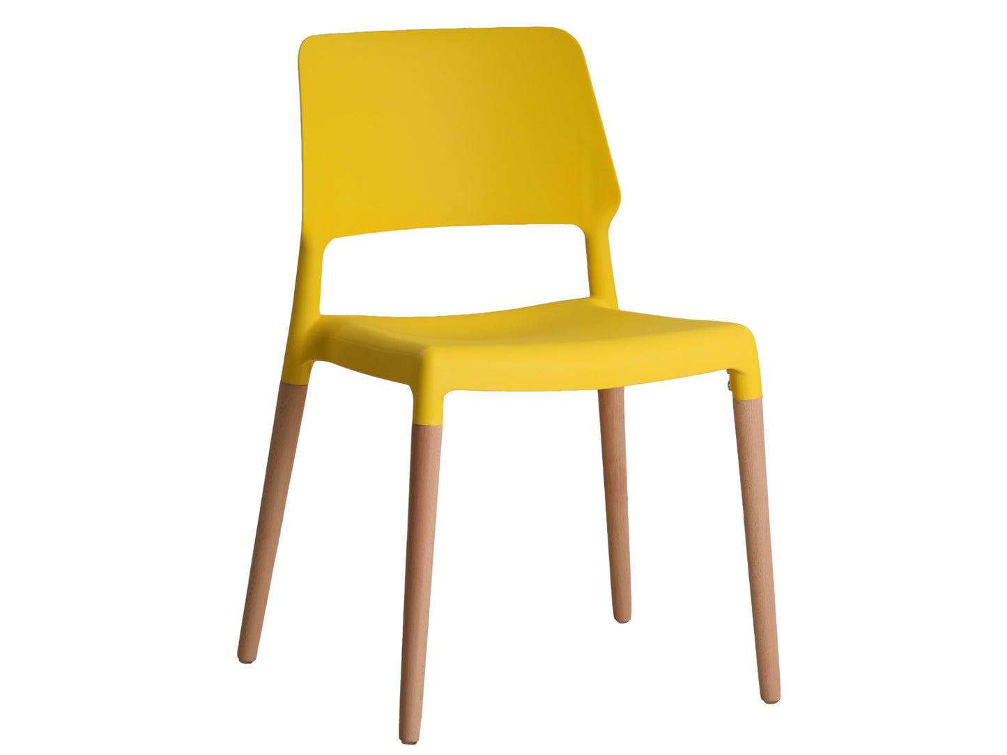 Riva Dining Chair in Yellow (2 Pack)