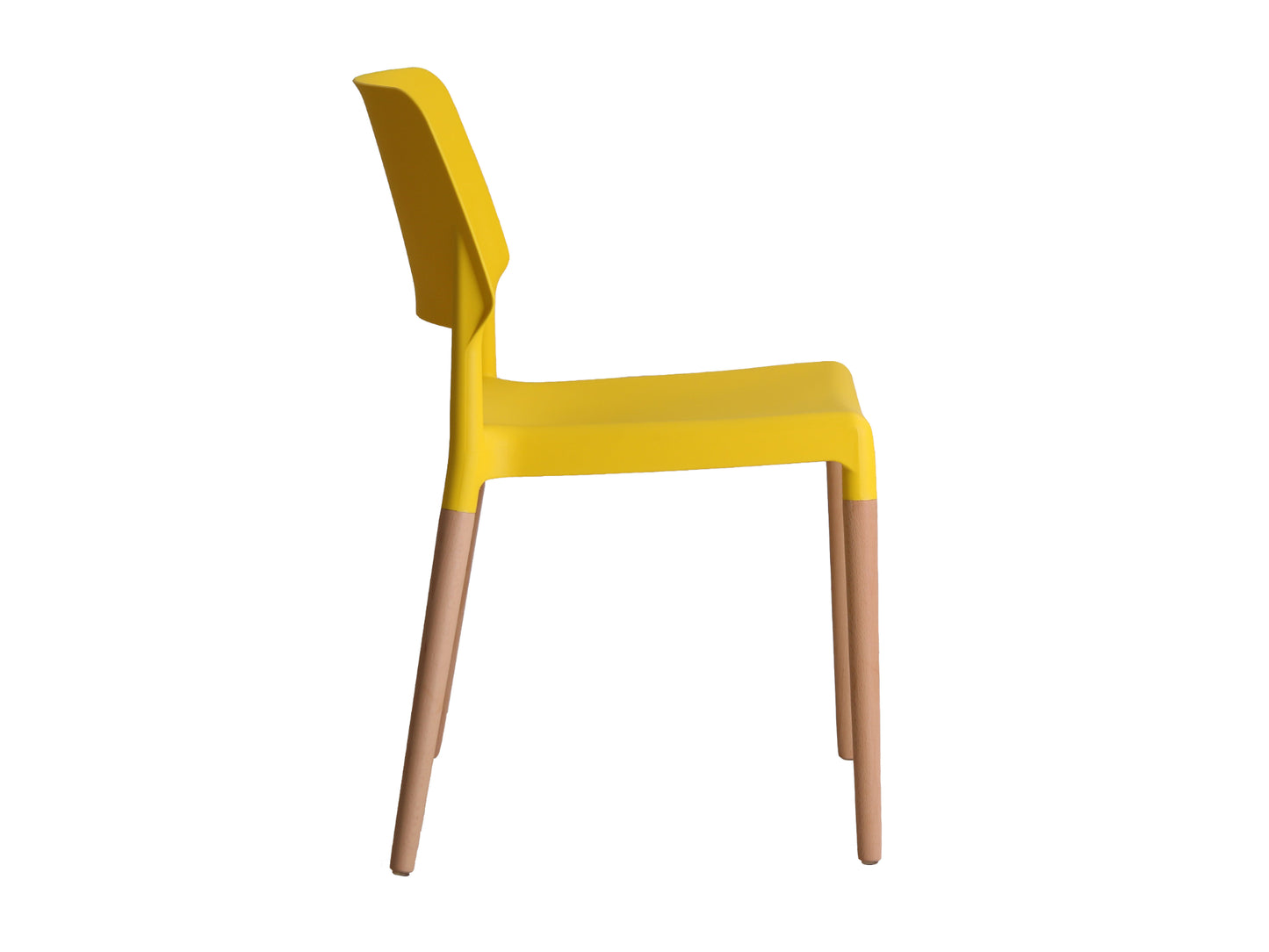 Riva Dining Chair in Yellow (2 Pack)