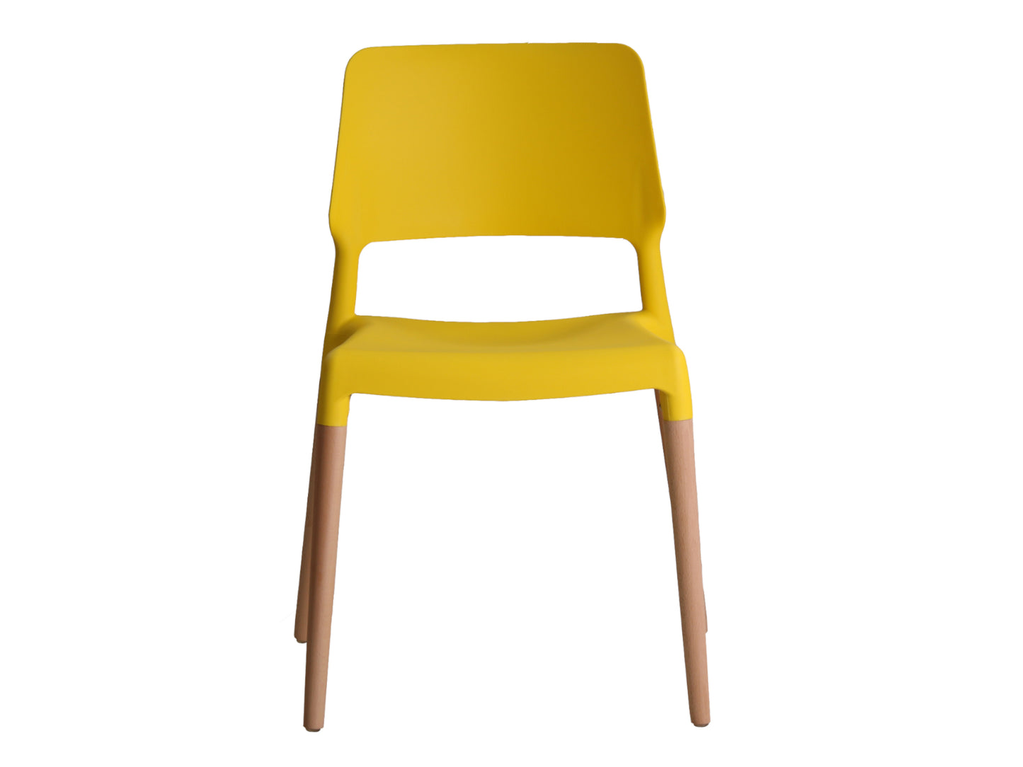Riva Dining Chair in Yellow (2 Pack)