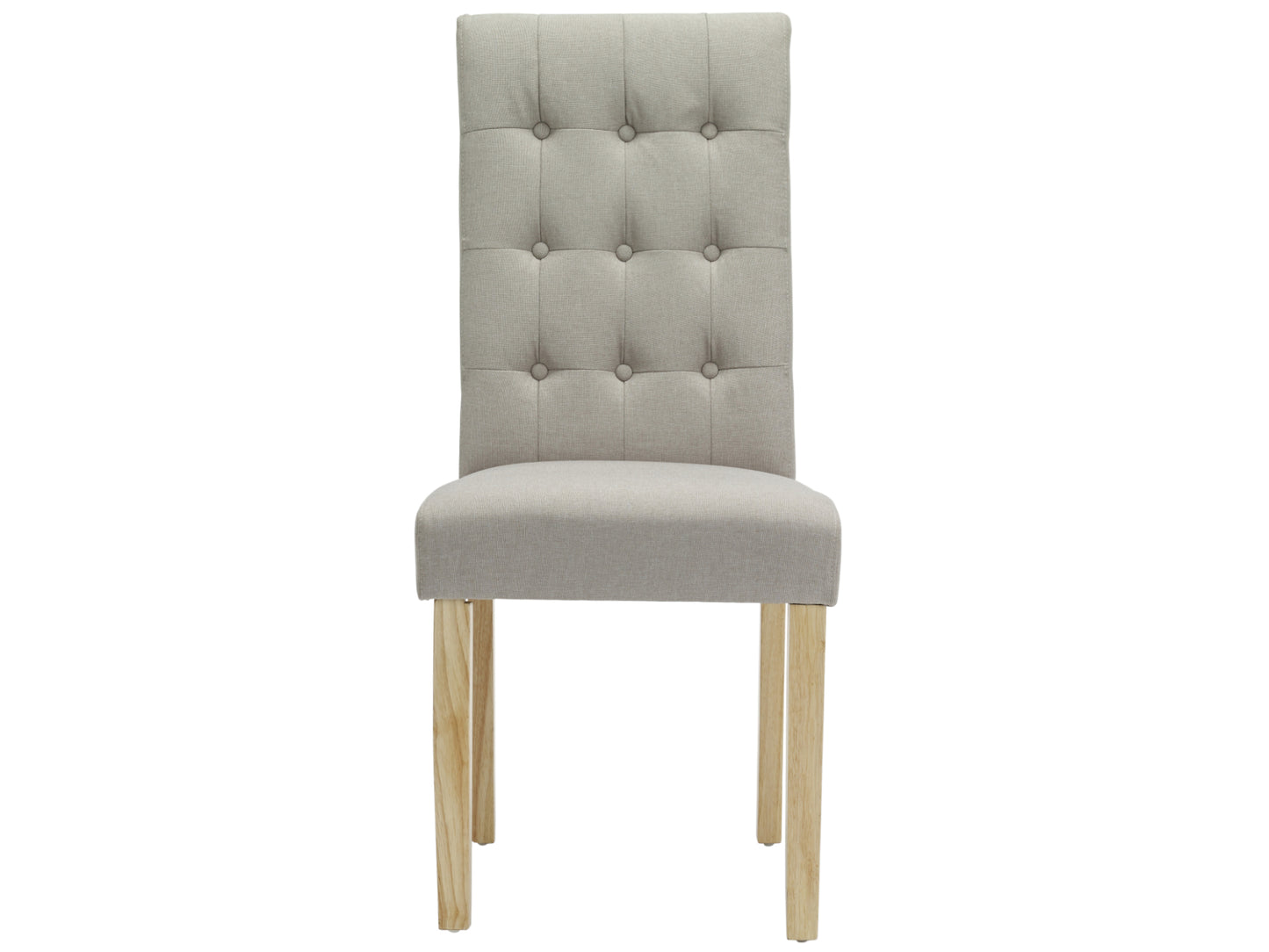 Roma Dining Chair in Beige (2 Pack)