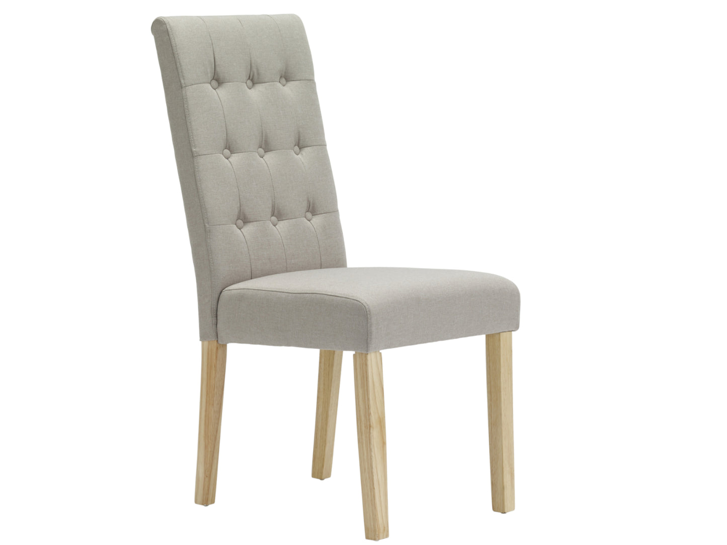 Roma Dining Chair in Beige (2 Pack)