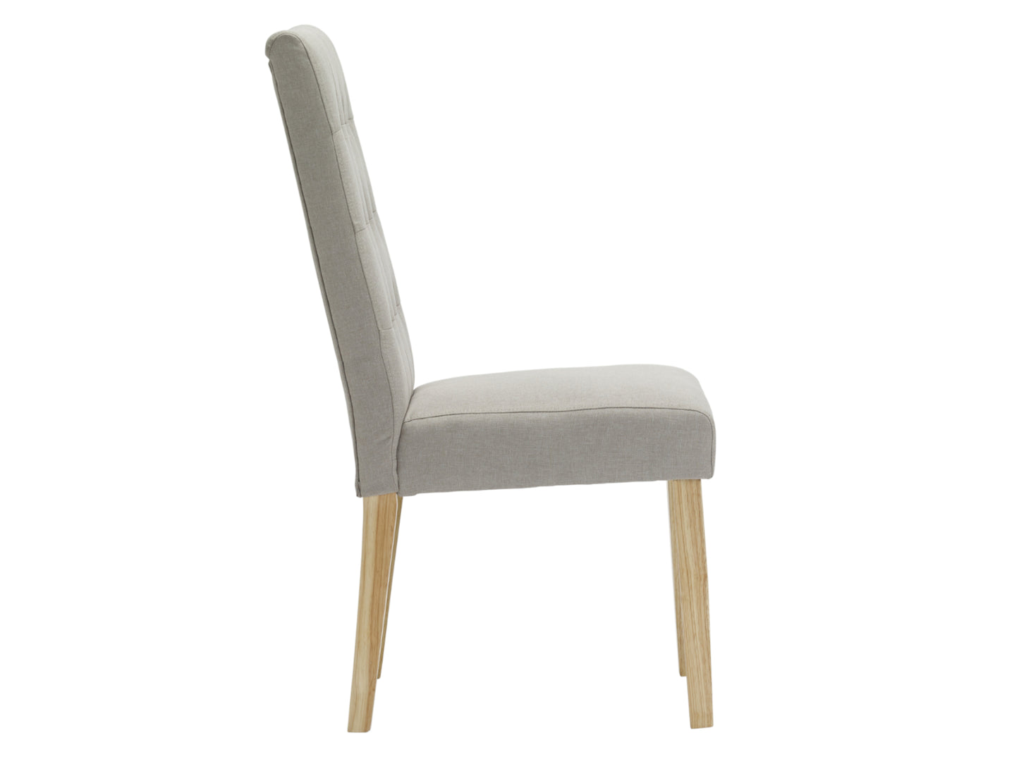 Roma Dining Chair in Beige (2 Pack)