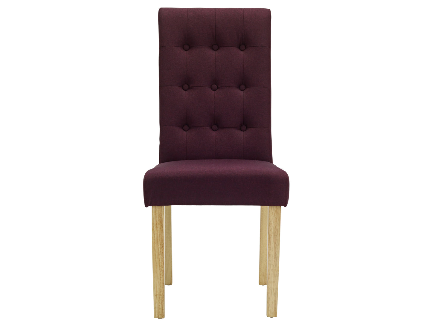 Roma Dining Chair in Plum (2 Pack)