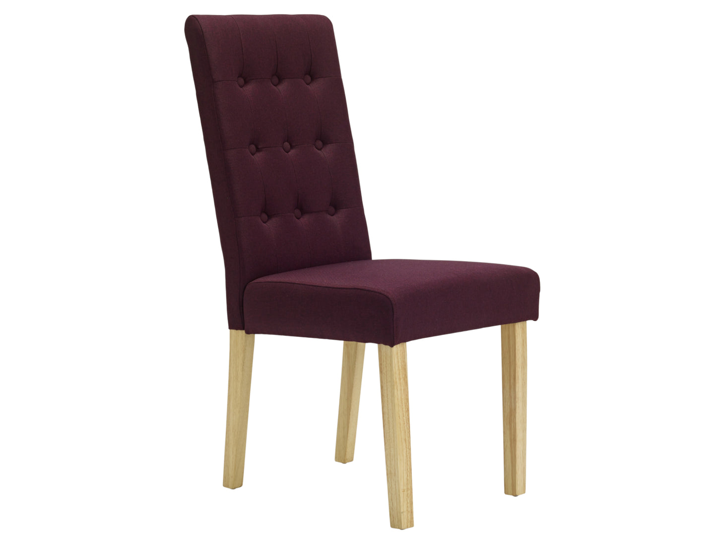 Roma Dining Chair in Plum (2 Pack)