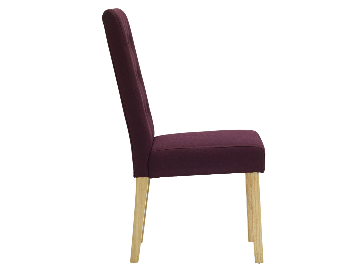 Roma Dining Chair in Plum (2 Pack)