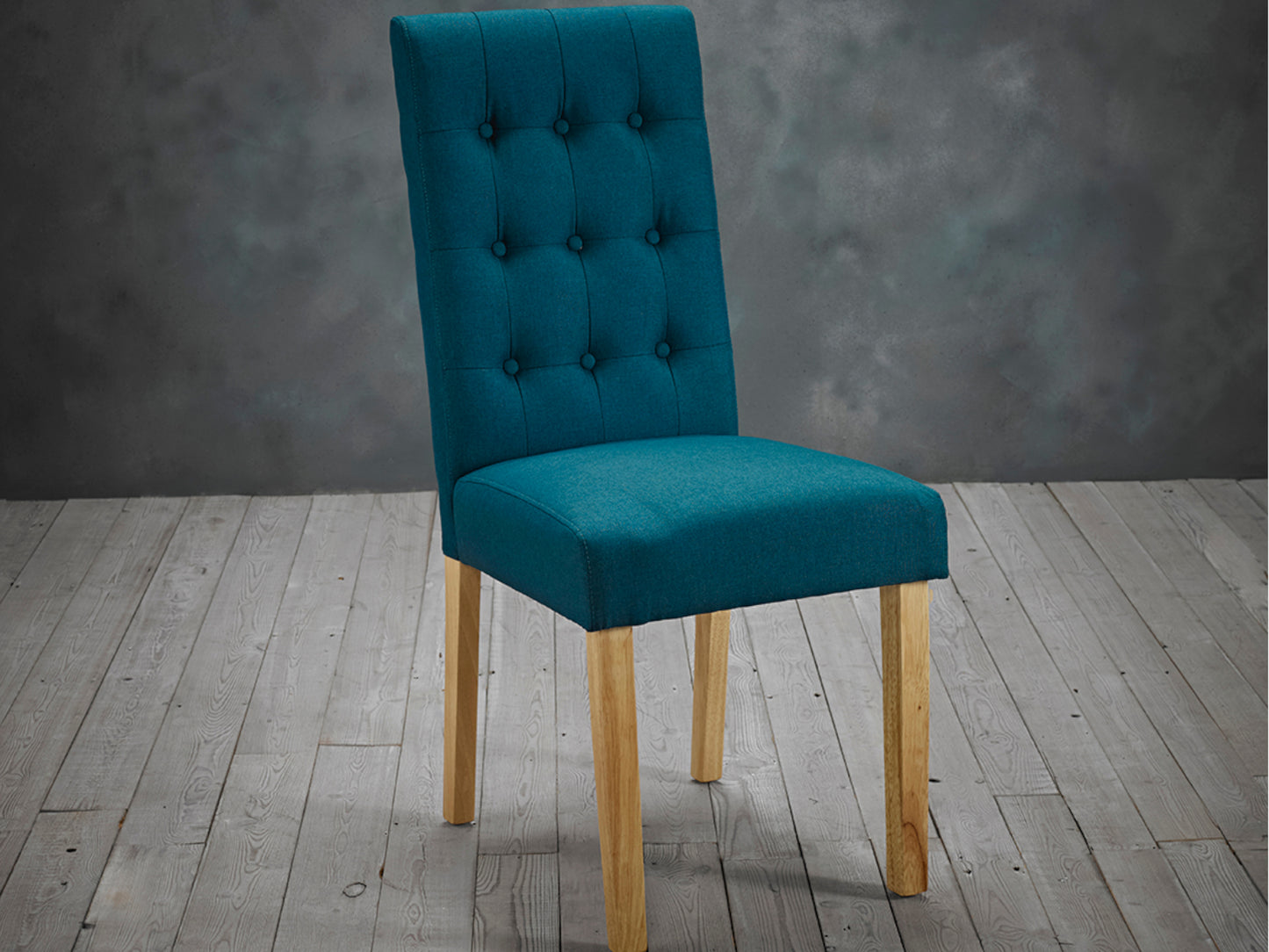 Roma Dining Chair in Teal (2 Pack)