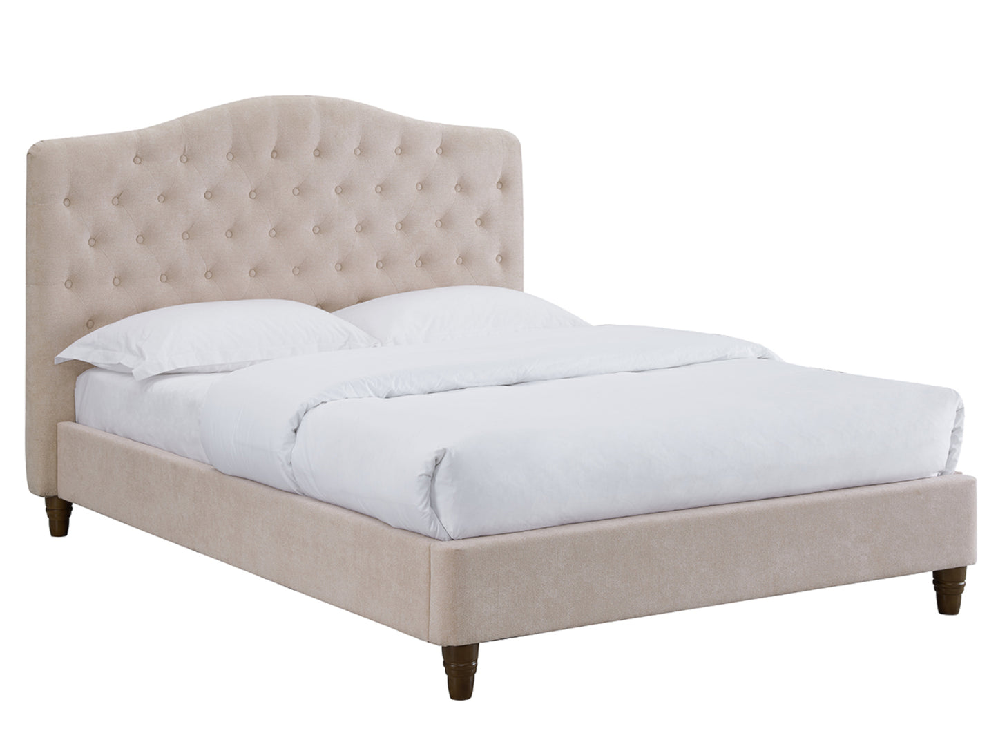 Sorrento Bed Frame in Pink Velvet