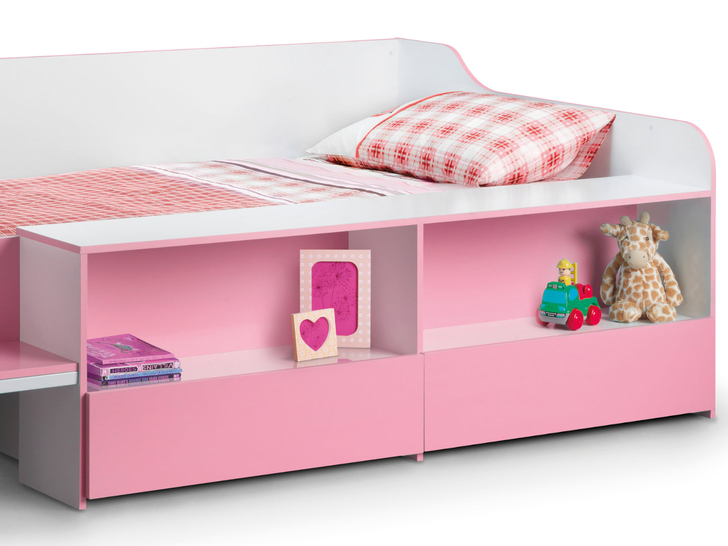 Stella Low Sleeper Bed in Pink