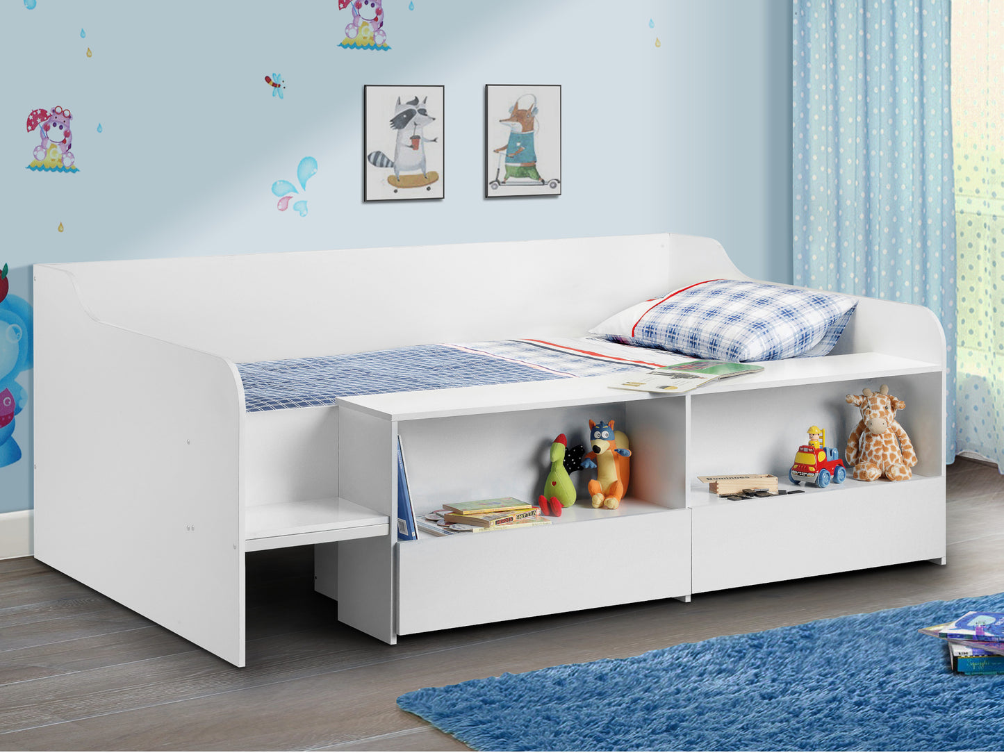 Stella Low Sleeper Bed in White