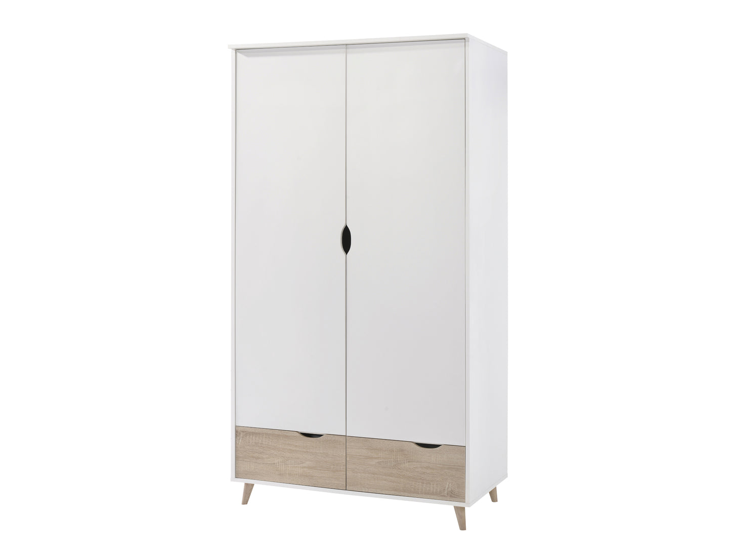 Stockholme Bedroom Furniture in White and Oak