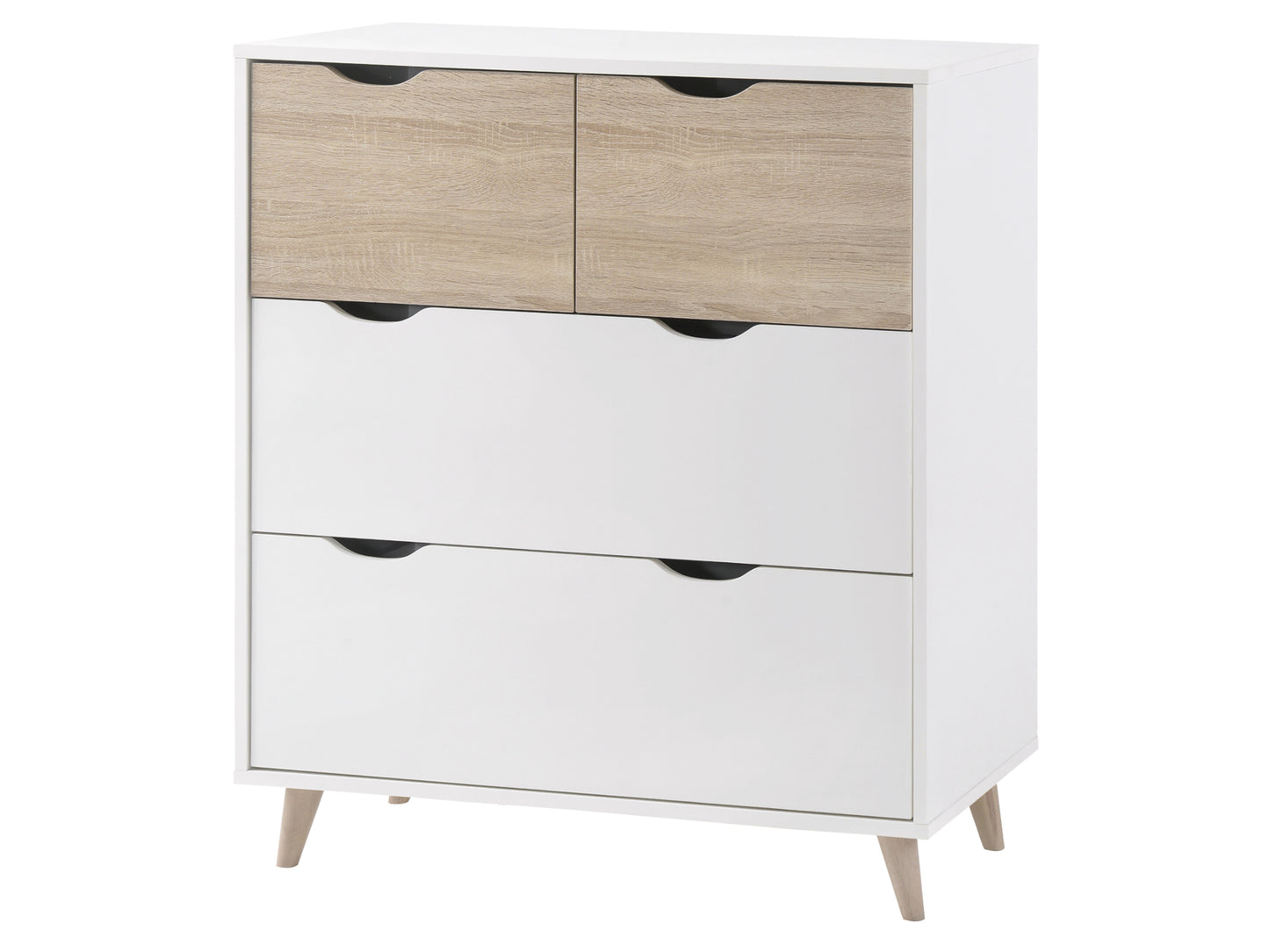 Stockholme Bedroom Furniture in White and Oak