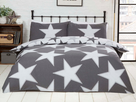 All Stars Reversible Bedding Set Grey